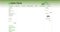 Desktop Screenshot of calinfarm.ro