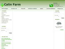 Tablet Screenshot of calinfarm.ro